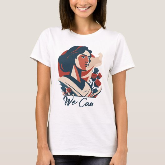 権限を持つ女性 Tシャツ (正面)