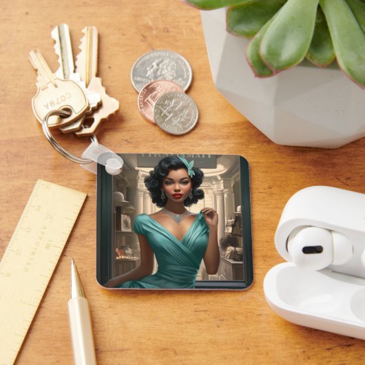 権限を持つ美しいアクセサリ キーホルダー (デスク)