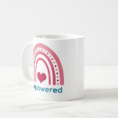 権限ヴィバマゼンタボホレインボー コーヒーマグカップ (正面左)