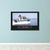 権限：感動的引用文 キャンバスプリント (インサイチュ (ウッドフロア))