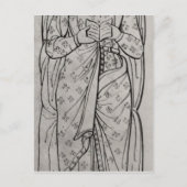 横たわるアキテーヌのエレアノール ポストカード (正面)