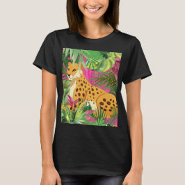 横たわるチーター Tシャツ