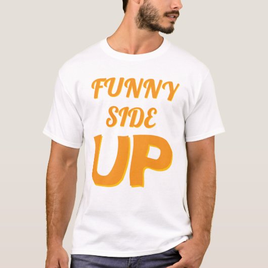 横におもしろい並ぶ Tシャツ (正面)