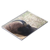 横になるバイソンの頭部 ノートブック (左側)