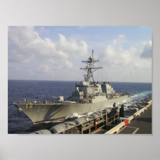 横に駆逐艦 ポスター