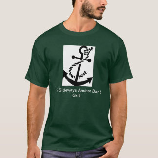 横のいかりのバー及びグリルのTシャツ Tシャツ