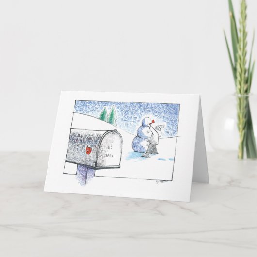 横のポストカード- カード (正面)