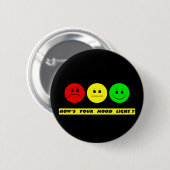 横の不機嫌な信号の気分ライト 缶バッジ (正面&裏面)