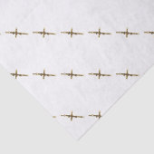 横の十字のイエス・キリスト金ゴールド 薄葉紙 (詳細)