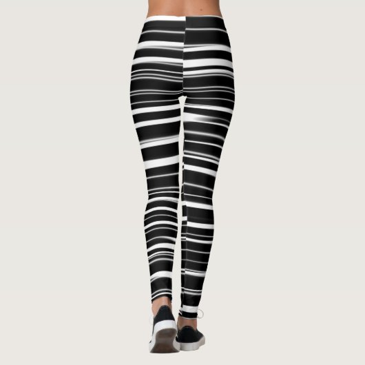 横の抽象芸術130716 (07)は縞で飾ります レギンス (裏面)