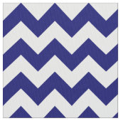 横の海軍および白いジグザグ形の幾何学的な生地 ファブリック (クローズアップ)