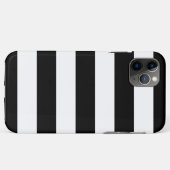 横の白黒ストライプ Case-Mate iPhoneケース (裏面(横))