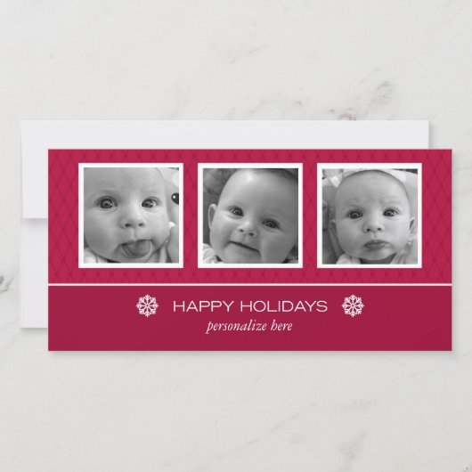 横の3写真カード シーズンカード (正面)