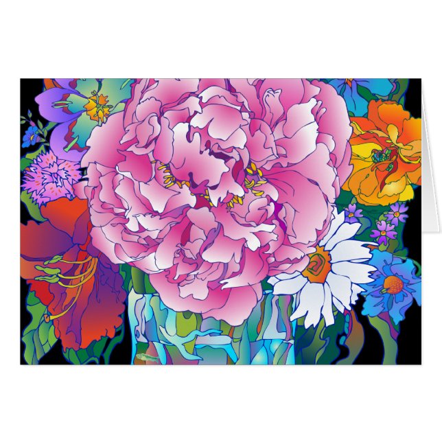 横の「シャクヤク」 (正面横)