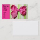 横のHairbowの名刺 名刺 (正面/裏面)
