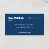 横のHeadshot - Clem 名刺 (裏面)