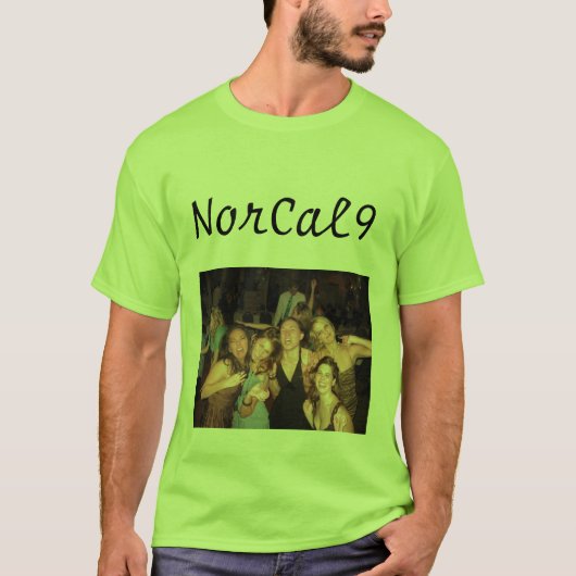 横のNorCal9- Tシャツ (正面)