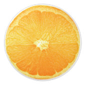 横オレンジスライスのセラミックノブ セラミックノブ (正面)