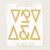 横カスタムテント折り畳み名刺 名刺 (外部フラット)