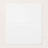 横カスタムテント折り畳み名刺 名刺 (外部フラット)