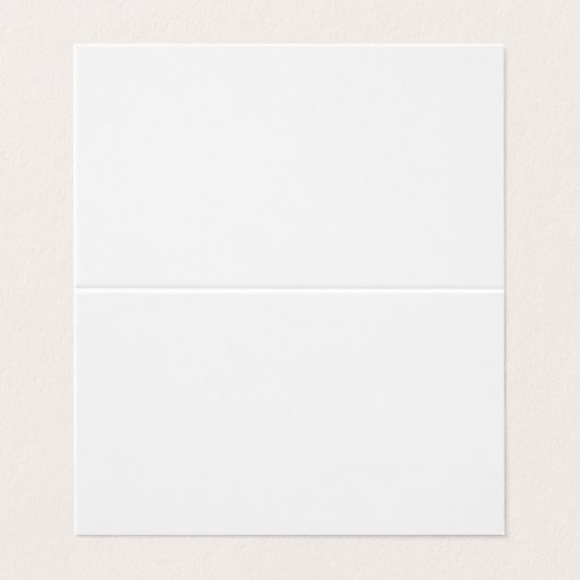 横カスタムテント折り畳み名刺 名刺 (外部フラット)