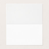 横カスタムテント折り畳み名刺 名刺 (外部フラット)