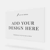 横カスタム18x24インチアクリルサイン印刷 アクリルサイン (傾斜)