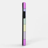 横カラフルのストライプiPhoneケース Case-Mate iPhoneケース (裏面/右)