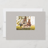 横シンプルエレガント1枚 セーブザデート (裏面)