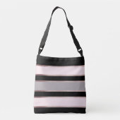 横パーソナライズされた体バッグ クロスボディバッグ (裏面)