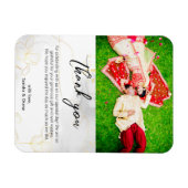 横パーソナライズされた感謝してい写真 マグネット (横)