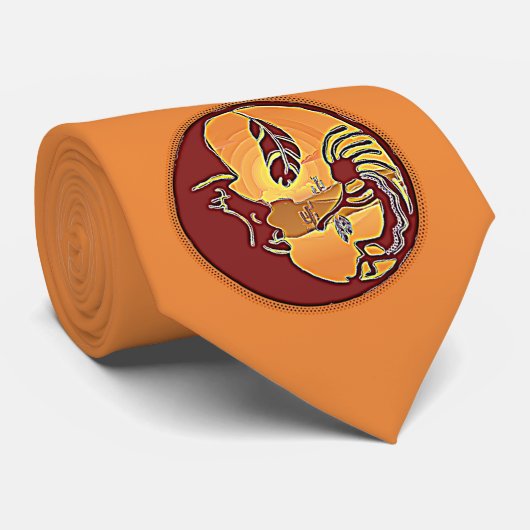 横ボタン – ココペリムーンフェザー1 ネクタイ (ロール)