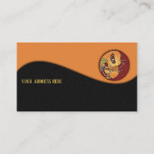 横ボタン – ココペリムーンフェザー1 名刺 (裏面)