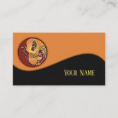 横ボタン – ココペリムーンフェザー1 名刺 (正面)