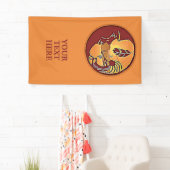 横ボタン – ココペリムーンフェザー1 横断幕 (インサイチュ)