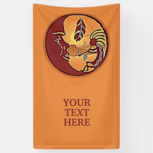 横ボタン – ココペリムーンフェザー1 横断幕 (縦)