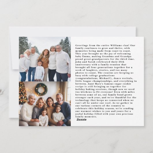 横メリー写真 シーズンカード (裏面)