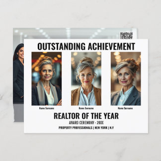 横モダン写真はがき編集可能テンプレート ポストカード