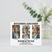 横モダン写真はがき編集可能テンプレート ポストカード (スタンド正面)