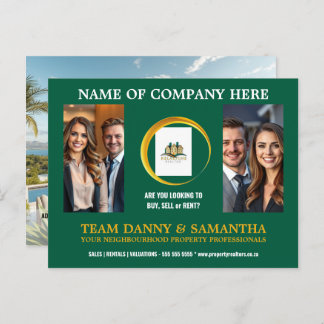 横モダン写真はがき編集可能テンプレート ポストカード