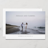 横モダン写真日付の保存 (正面/裏面)