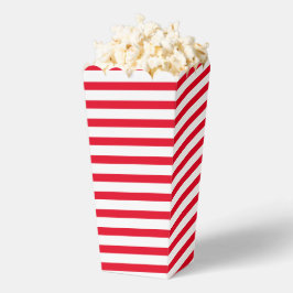 横モダン赤と白ストライプ型 フェイバーボックス