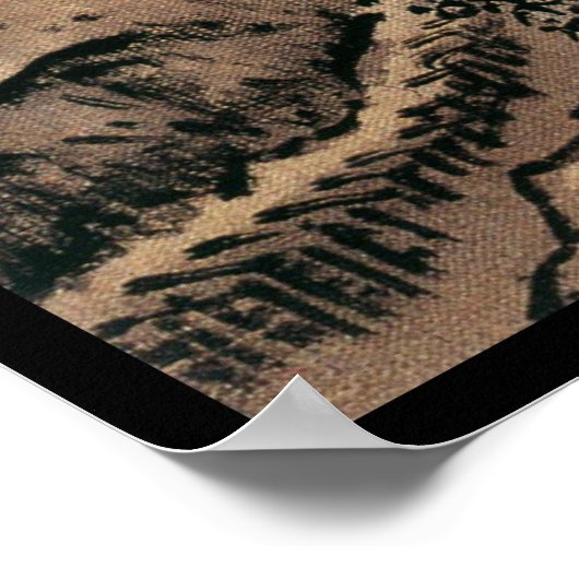 横中国の面図(II) ポスター (角)