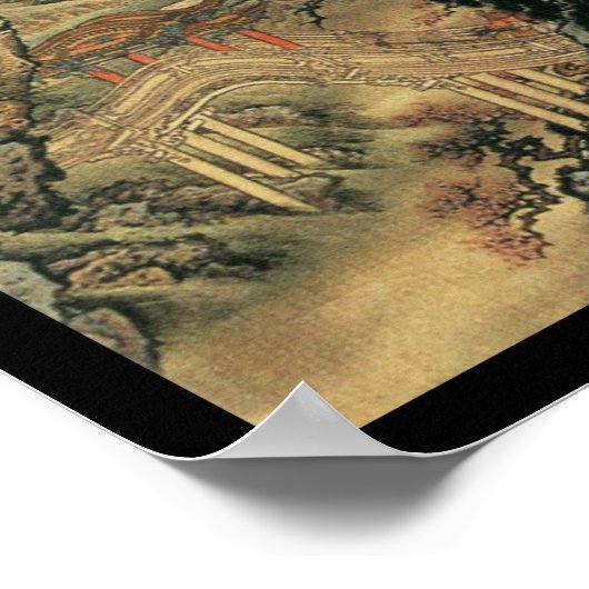 横中国の面図(III) ポスター (角)