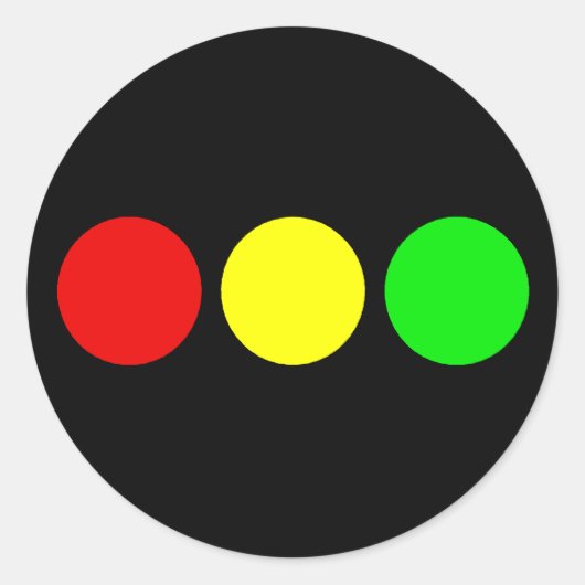 横信号 ラウンドシール (正面)