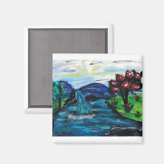 横向かわいらしき マグネット (正面/裏面)