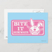 横向きに噛む ポストカード (正面/裏面)