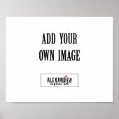 横向きのサイン ポスター (正面)