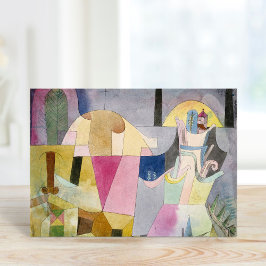 横向きの黒い列 |ポール・クレー カード