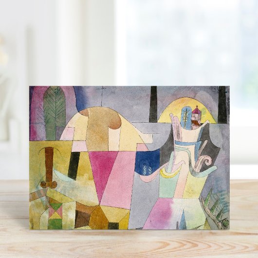 横向きの黒い列 |ポール・クレー カード